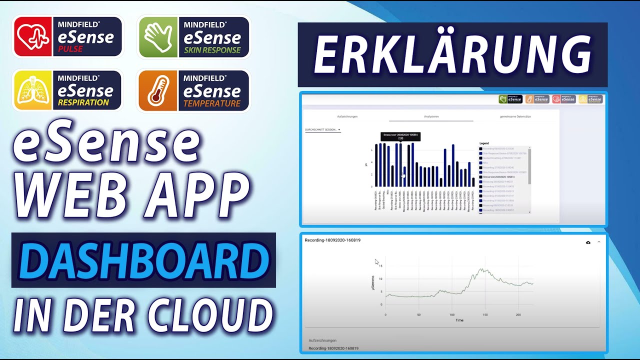 eSense Web App Dashboard