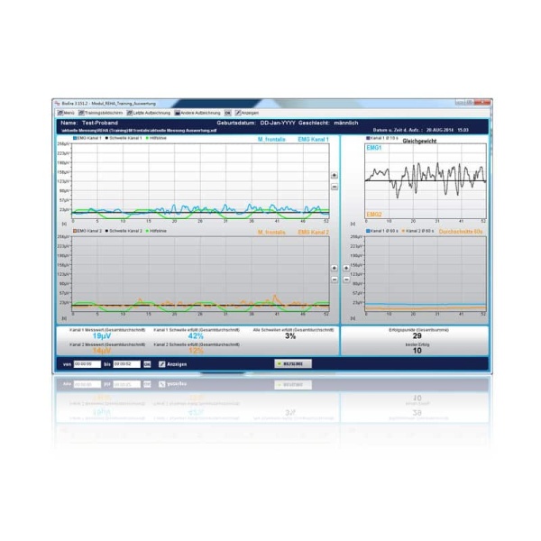 Biofeedback Software Modul: EMG Training – Bild 2