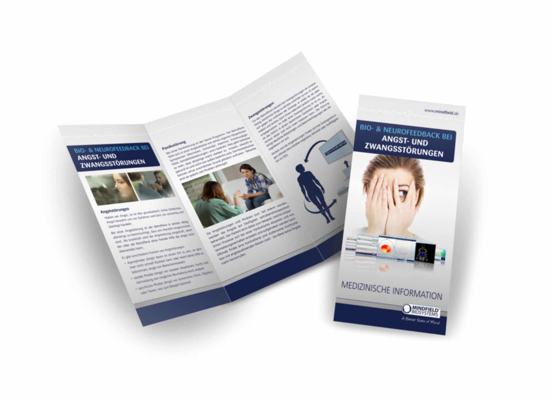 Information Flyer Bio- & Neurofeedback for Anxiety & OCD (200 pieces, German Language Only) - Image 2