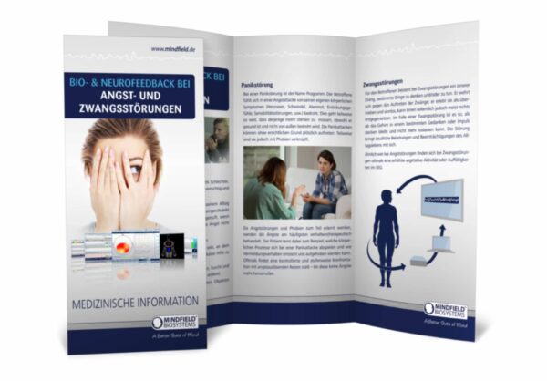 200 Stück Infoflyer „Bio- und Neurofeedback bei Angst- und Zwangsstörungen"