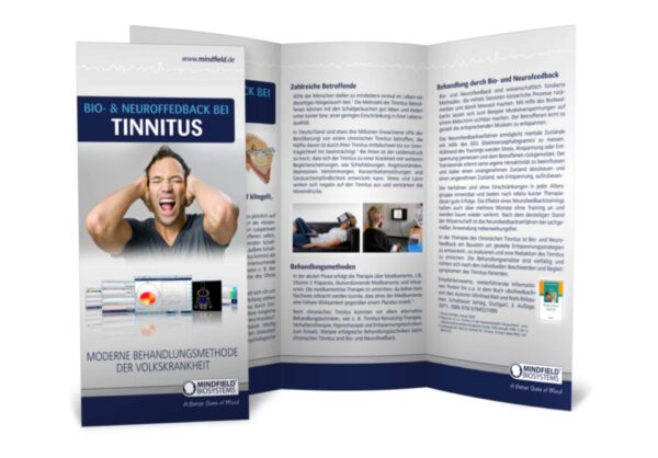 200 Stück Infoflyer „Biofeedback & Neurofeedback bei Tinnitus"