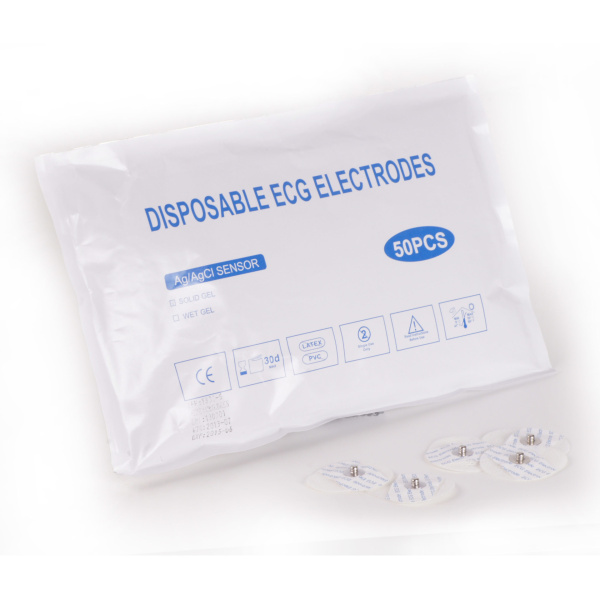 EMG/ECG/EDA Single-use electrodes for adults, with comfortable, breathable fabric, pre-geled, 50 pieces - Image 4