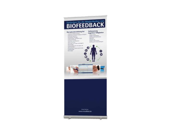 Biofeedback Roll-Up für Ihre Räumlichkeiten