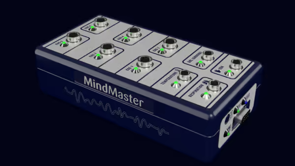 Neurofeedback Gerät Kanäle Anschluss