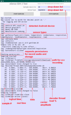 eSense SDK,