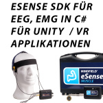 eSense SDK fuer Unity und VR mit EEG Stirnband, eSense Muscle Sensor und Koffer | Mindfield