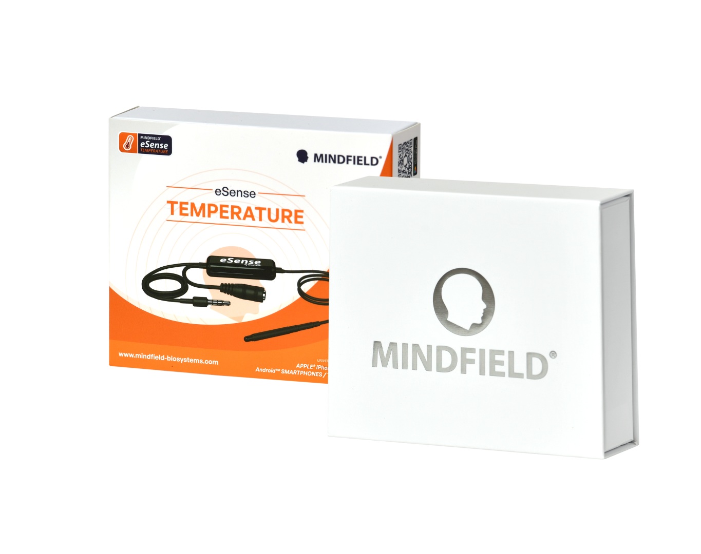 Mindfield eSense Temperature - Hauttemperatur-Sensor (Stress-Thermometer) für Entspannungstraining – Bild 2