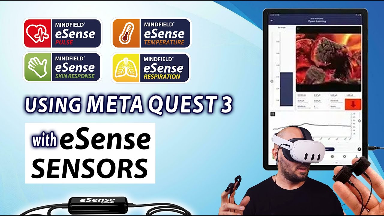 Biofeedback mit Virtual Reality - Meta Quest und eSense